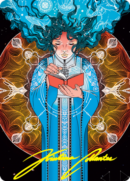Memory Lapse Art Card (Gold-Stamped Signature) [Strixhaven: School of Mages Art Series] | Gamers Paradise