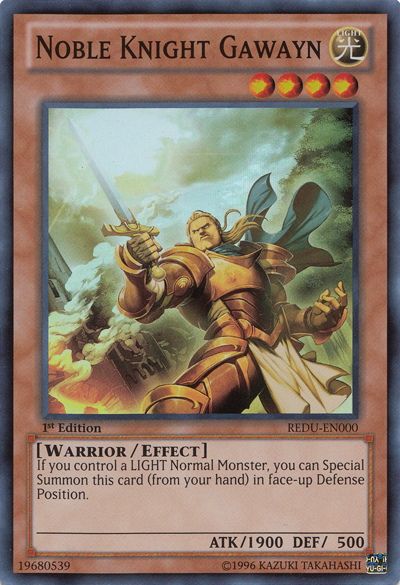 Noble Knight Gawayn [REDU-EN000] Super Rare | Gamers Paradise