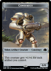 Goblin // Construct Double-Sided Token [Dominaria Remastered Tokens] | Gamers Paradise