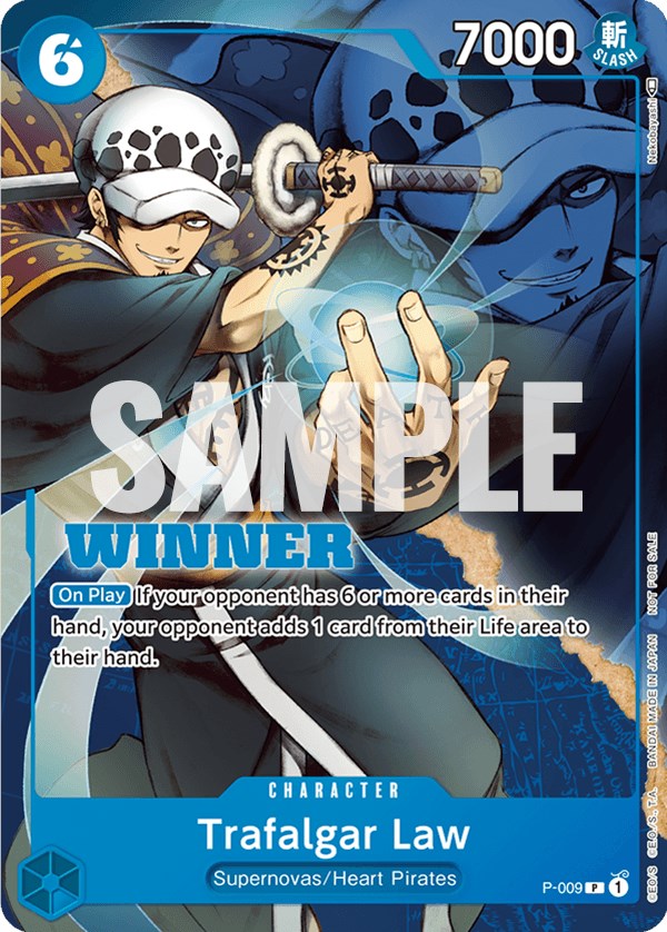 Trafalgar Law (P-009) (Winner Pack Vol. 1) [One Piece Promotion Cards] | Gamers Paradise