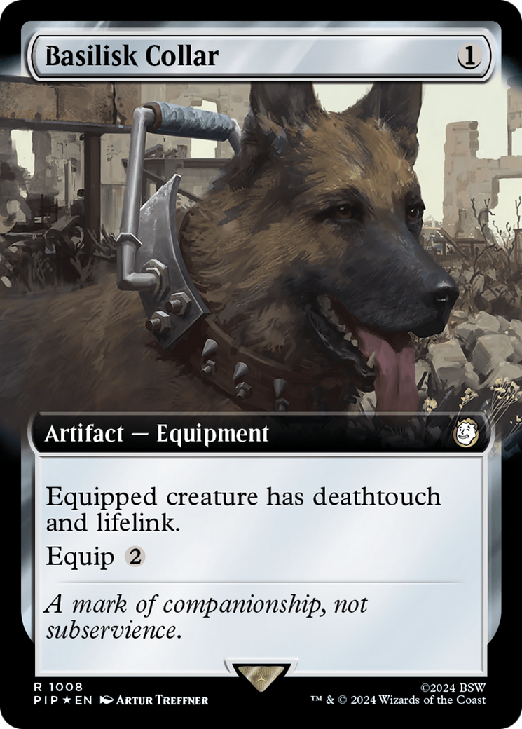 Basilisk Collar (Extended Art) (Surge Foil) [Fallout] | Gamers Paradise