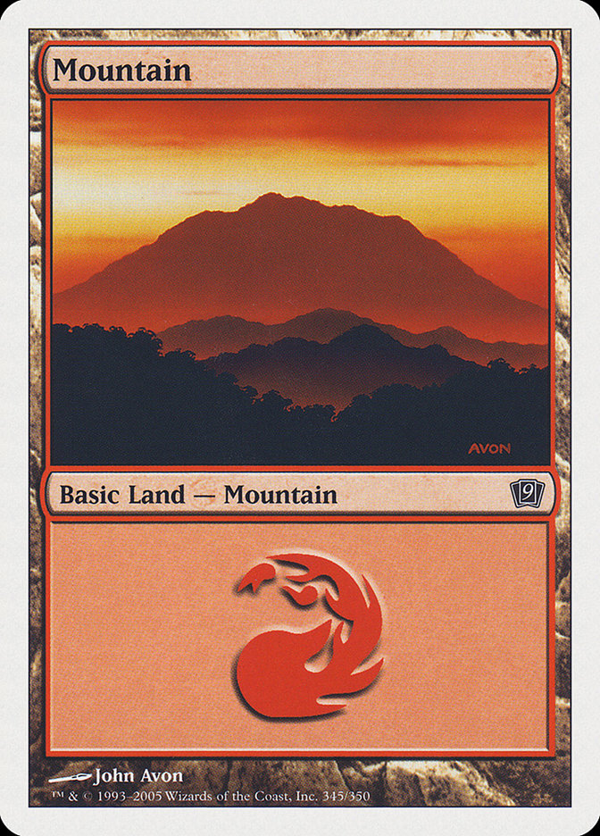 Mountain (345) [Ninth Edition] | Gamers Paradise