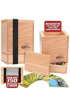 Monster Wooden Deck Box w Strong Magnetic Lid | Gamers Paradise