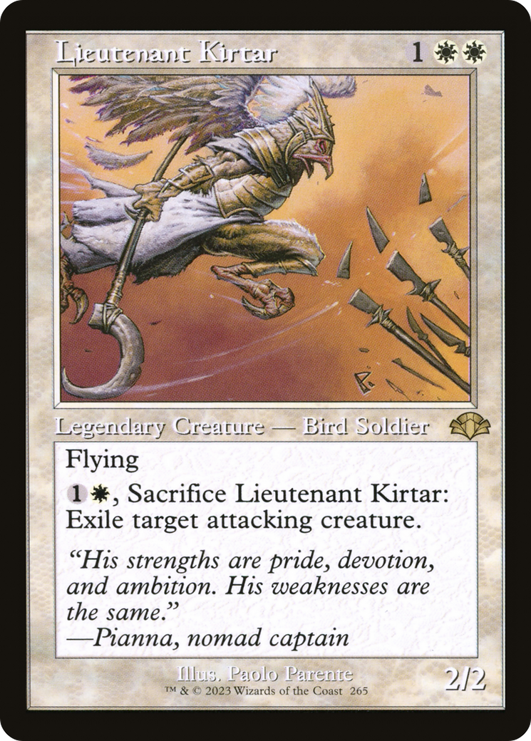 Lieutenant Kirtar (Retro) [Dominaria Remastered] | Gamers Paradise