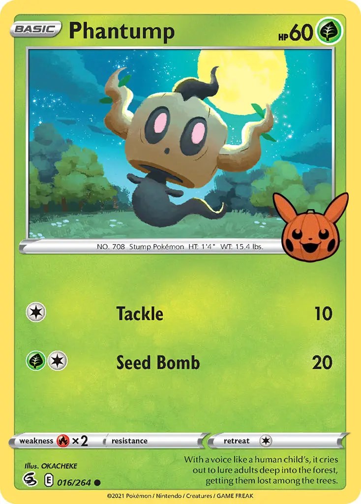 Phantump (016/264) [Trick or Trade] | Gamers Paradise