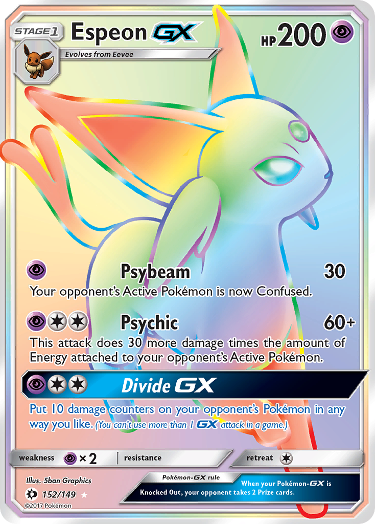 Espeon GX (152/149) [Sun & Moon: Base Set] | Gamers Paradise