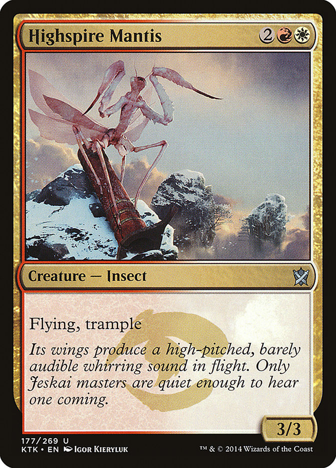 Highspire Mantis [Khans of Tarkir] | Gamers Paradise