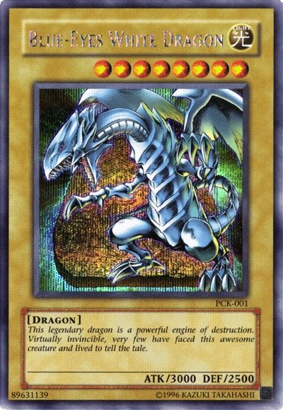 Blue-Eyes White Dragon (Power of Chaos: Kaiba the Revenge) [PCK-001] Secret Rare | Gamers Paradise