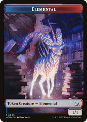 Elemental (09) // Spirit (13) Double-Sided Token [March of the Machine Tokens] | Gamers Paradise