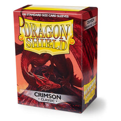 Dragon Shield: Standard 100ct Sleeves - Crimson (Classic) | Gamers Paradise