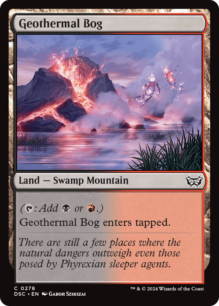 Geothermal Bog [Duskmourn: House of Horror Commander] | Gamers Paradise
