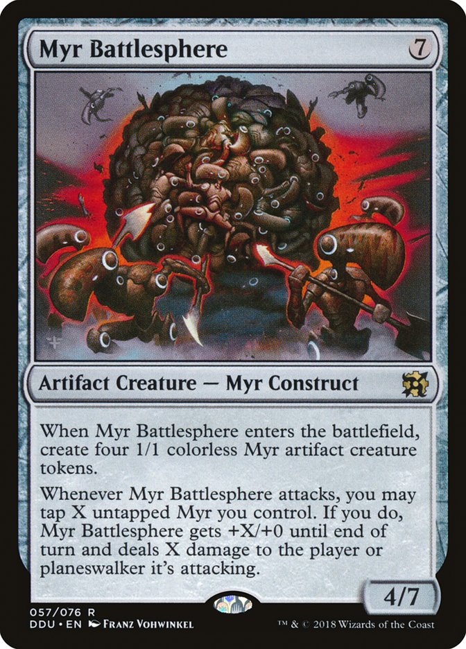 Myr Battlesphere [Duel Decks: Elves vs. Inventors] | Gamers Paradise
