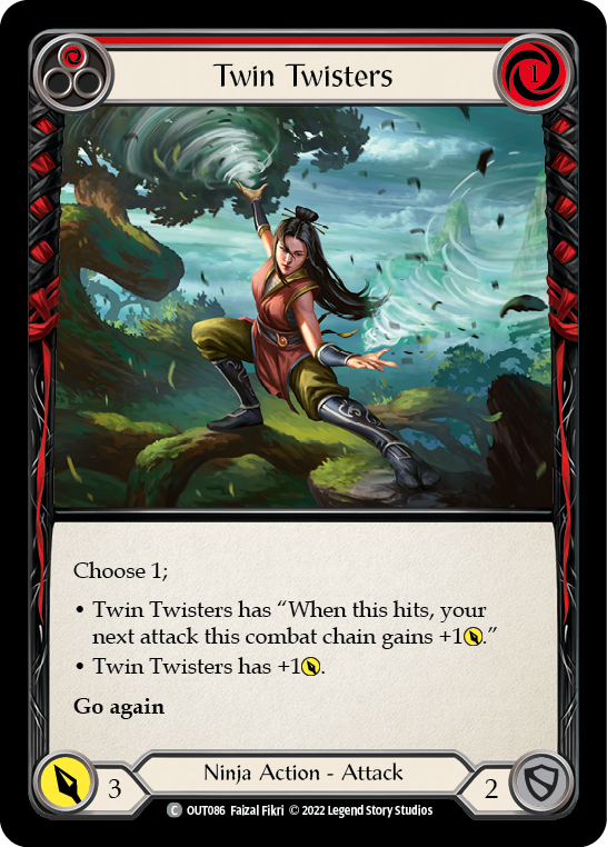 Twin Twisters (Red) [OUT086] (Outsiders) | Gamers Paradise