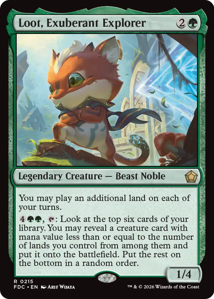 Loot, Exuberant Explorer [Foundations Commander] | Gamers Paradise