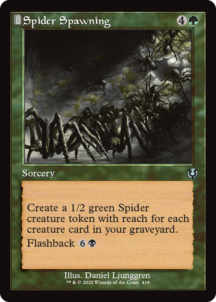 Spider Spawning (Retro Frame) [Innistrad Remastered] | Gamers Paradise