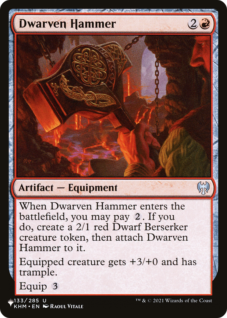 Dwarven Hammer [The List Reprints] | Gamers Paradise