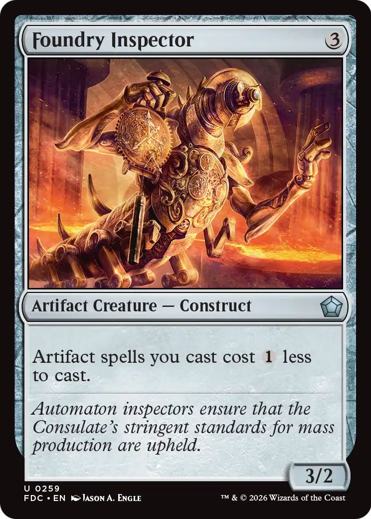 Foundry Inspector [Foundations Commander] | Gamers Paradise