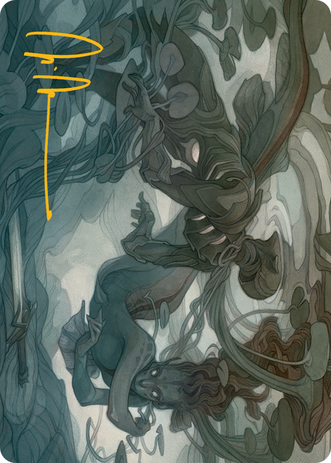 Emry, Lurker of the Loch Art Card (Gold-Stamped Signature) [March of the Machine Art Series] | Gamers Paradise