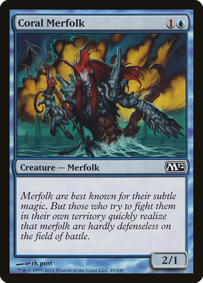 Coral Merfolk [Magic 2012] | Gamers Paradise