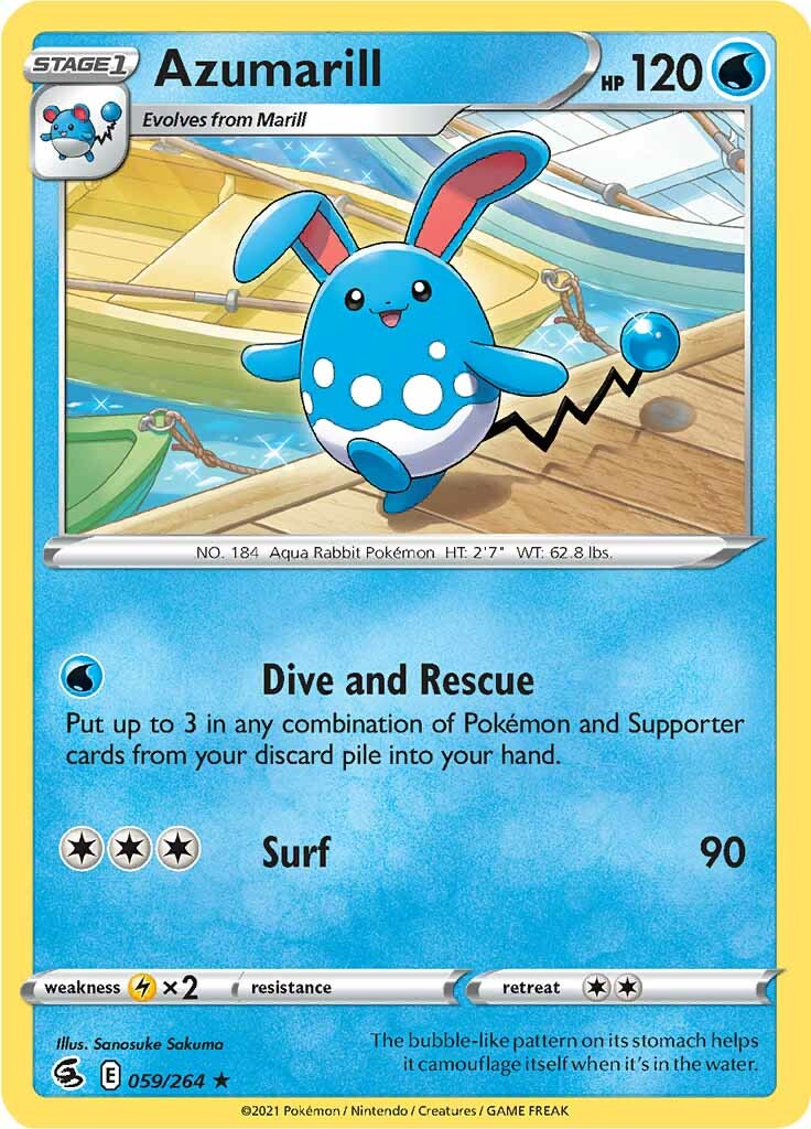 Azumarill (059/264) [Sword & Shield: Fusion Strike] | Gamers Paradise