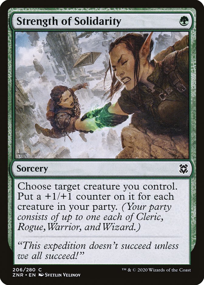 Strength of Solidarity [Zendikar Rising] | Gamers Paradise