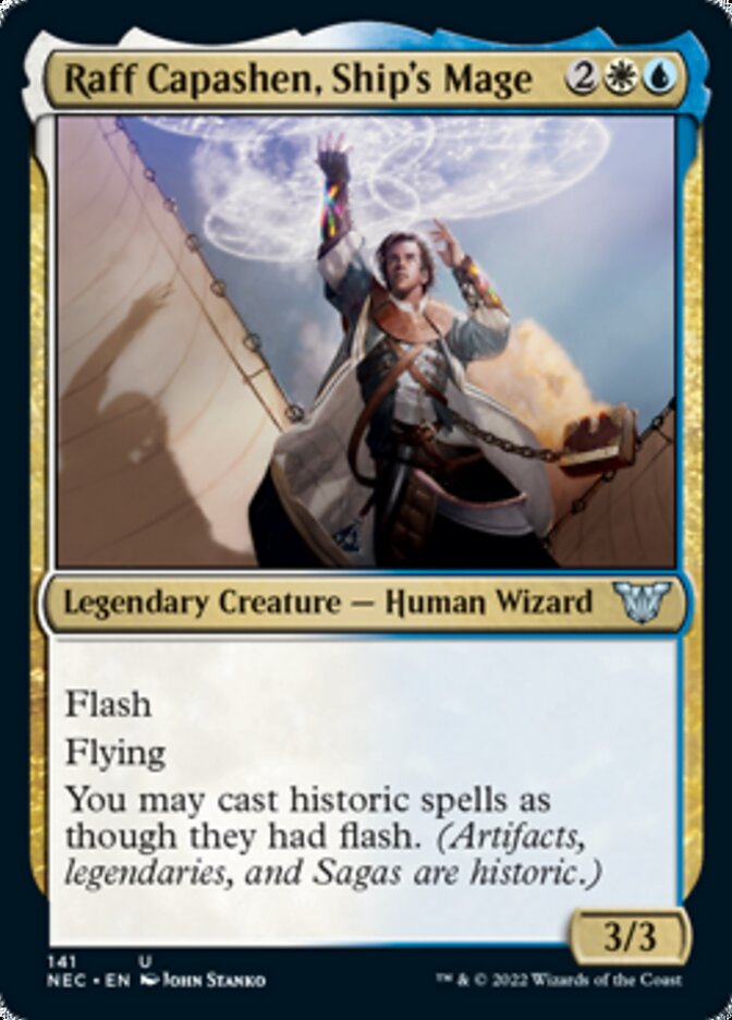 Raff Capashen, Ship's Mage [Kamigawa: Neon Dynasty Commander] | Gamers Paradise