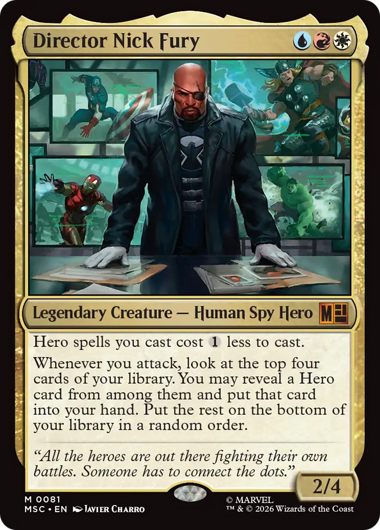 Director Nick Fury [Marvel Super Heroes Commander] | Gamers Paradise