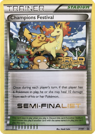 Champions Festival (XY91) (2015 Semi-Finalist) [XY: Black Star Promos] | Gamers Paradise