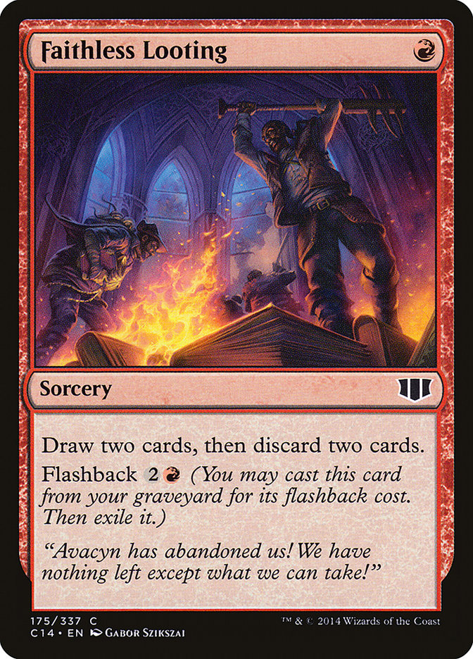 Faithless Looting [Commander 2014] | Gamers Paradise