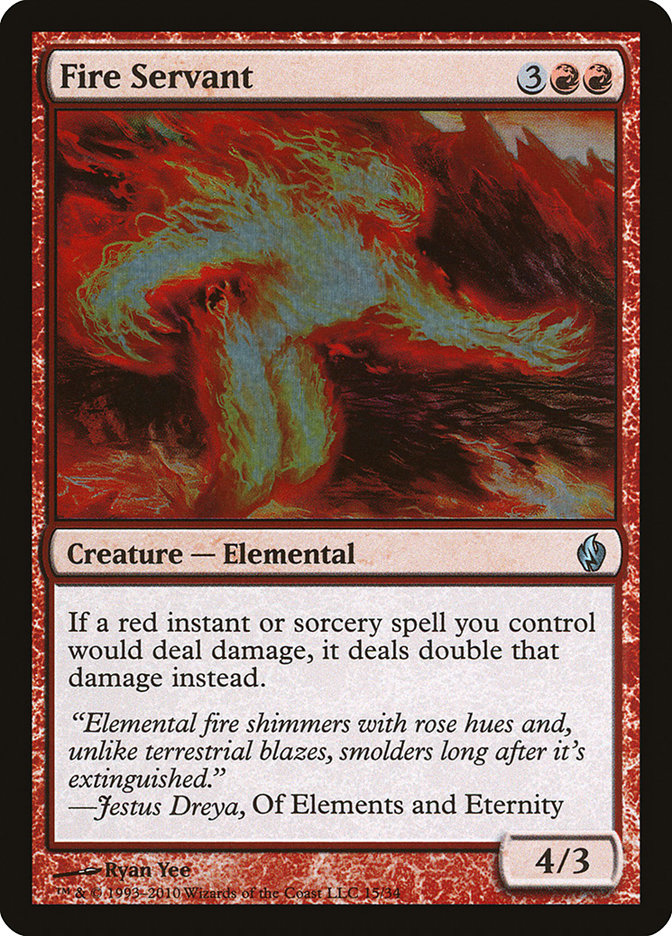 Fire Servant [Premium Deck Series: Fire and Lightning] | Gamers Paradise