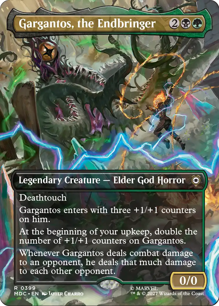 Gargantos, the Endbringer (Borderless) [Marvel: Darkhold Destiny Commander] | Gamers Paradise