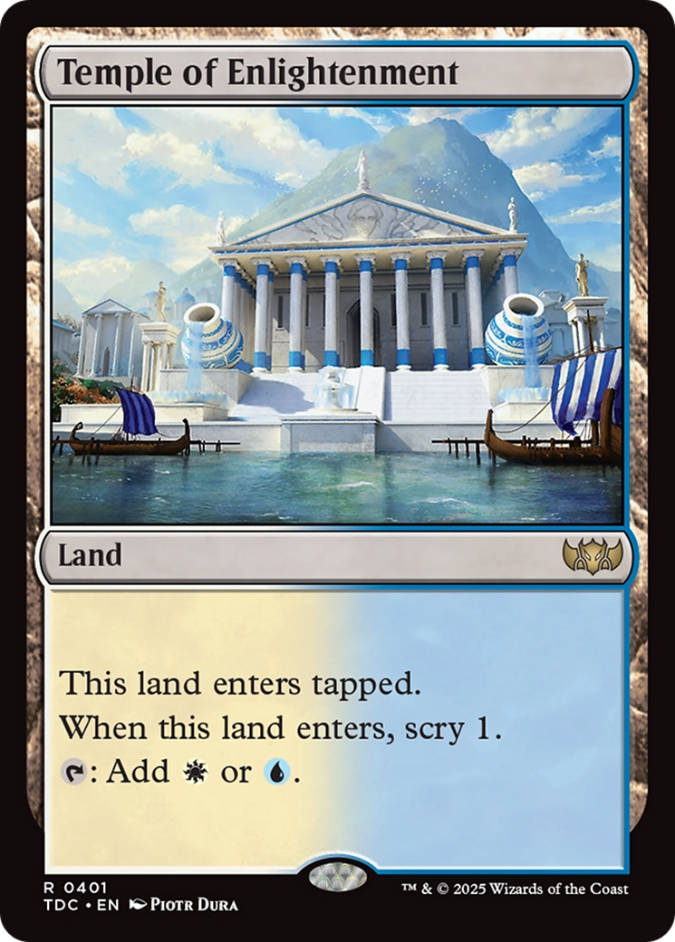 Temple of Enlightenment [Tarkir: Dragonstorm Commander] | Gamers Paradise