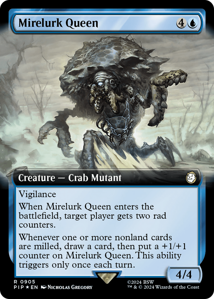 Mirelurk Queen (Extended Art) (Surge Foil) [Fallout] | Gamers Paradise