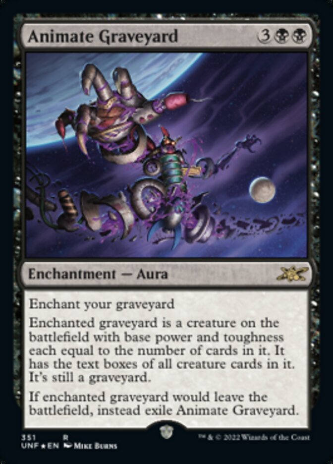 Animate Graveyard (Galaxy Foil) [Unfinity] | Gamers Paradise