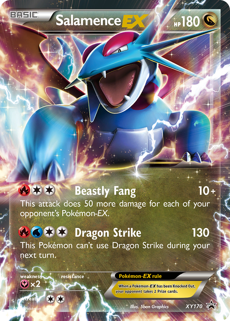 Salamence EX (XY170) [XY: Black Star Promos] | Gamers Paradise