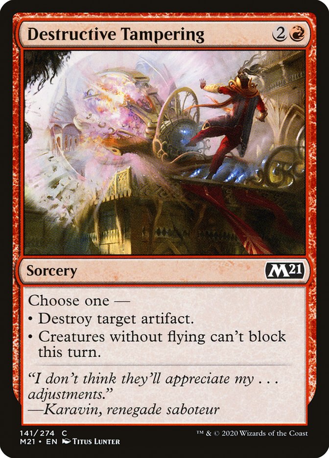 Destructive Tampering [Core Set 2021] | Gamers Paradise
