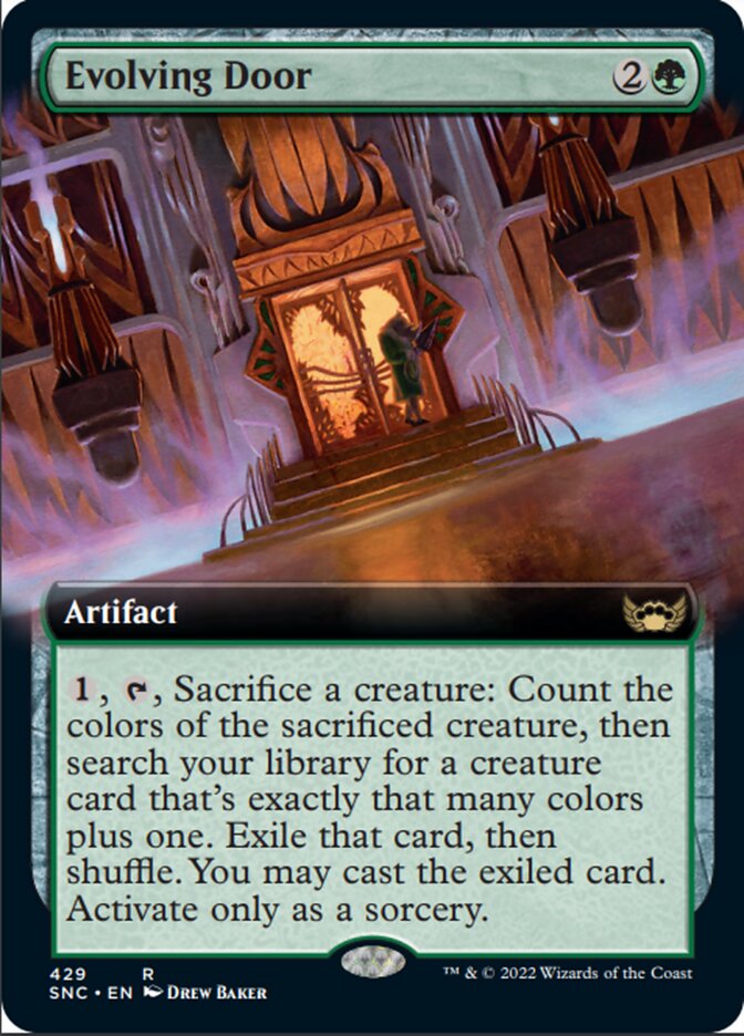 Evolving Door (Extended Art) [Streets of New Capenna] | Gamers Paradise