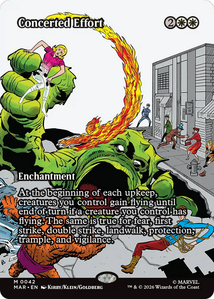 Concerted Effort (Borderless) [Marvel Universe: Eternal-Legal] | Gamers Paradise