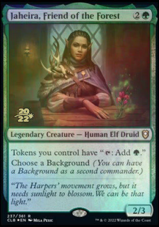 Jaheira, Friend of the Forest [Commander Legends: Battle for Baldur's Gate Prerelease Promos] | Gamers Paradise
