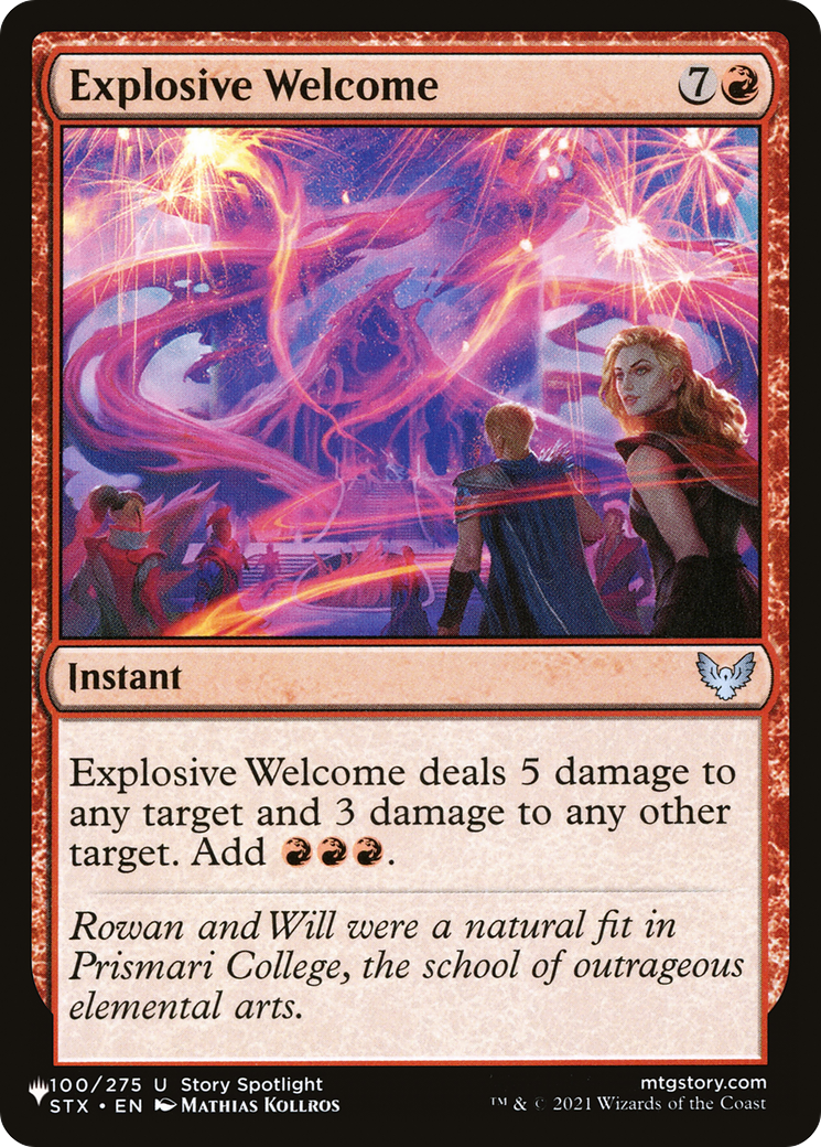 Explosive Welcome [The List Reprints] | Gamers Paradise