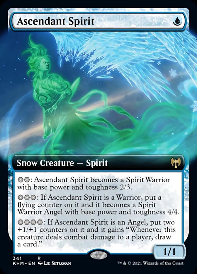 Ascendant Spirit (Extended Art) [Kaldheim] | Gamers Paradise