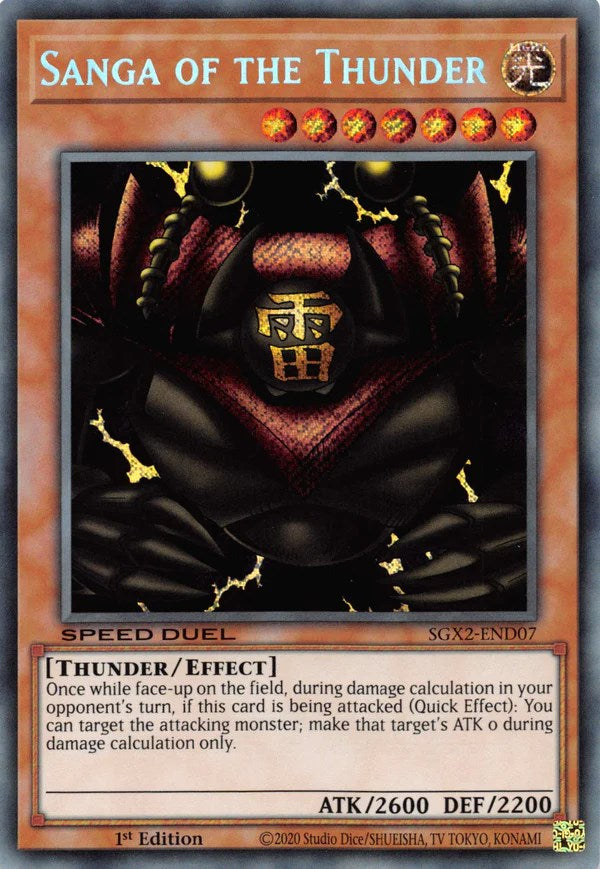 Sanga of the Thunder [SGX2-END07] Secret Rare | Gamers Paradise