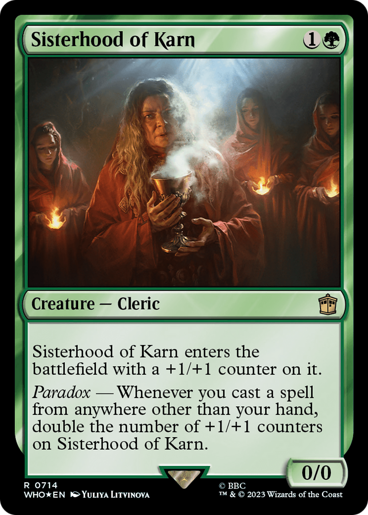 Sisterhood of Karn (Surge Foil) [Doctor Who] | Gamers Paradise