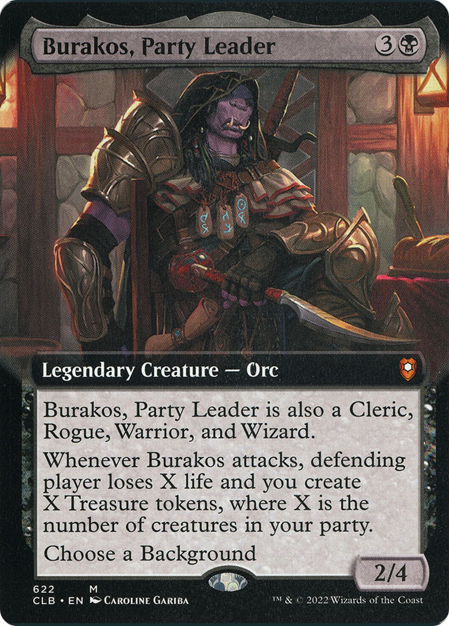 Burakos, Party Leader (Extended Art) [Commander Legends: Battle for Baldur's Gate] | Gamers Paradise