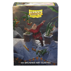 Dragon Shield: Standard 100ct Brushed Art Sleeves - Christmas (2023) | Gamers Paradise