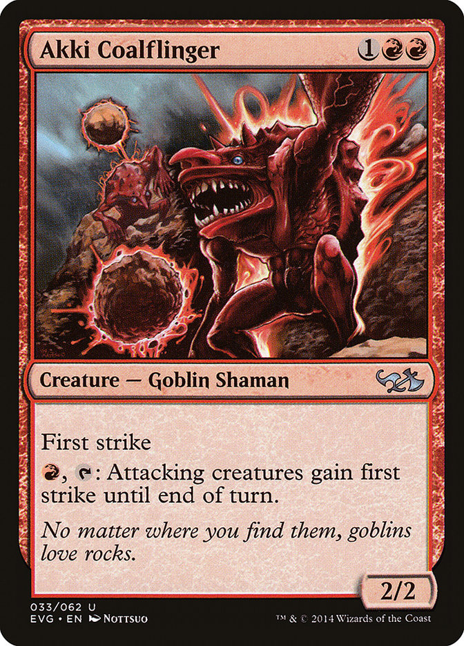 Akki Coalflinger (Elves vs. Goblins) [Duel Decks Anthology] | Gamers Paradise