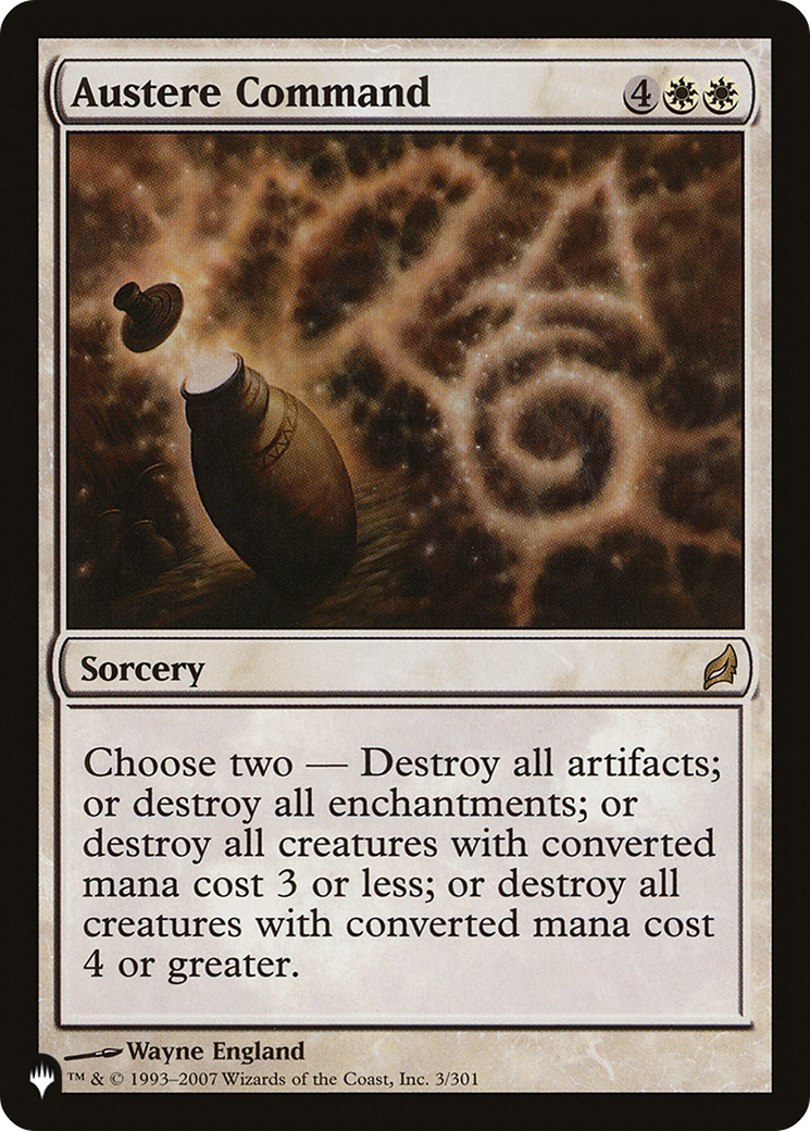 Austere Command (Surge Foil) [Marvel Super Heroes Commander] | Gamers Paradise