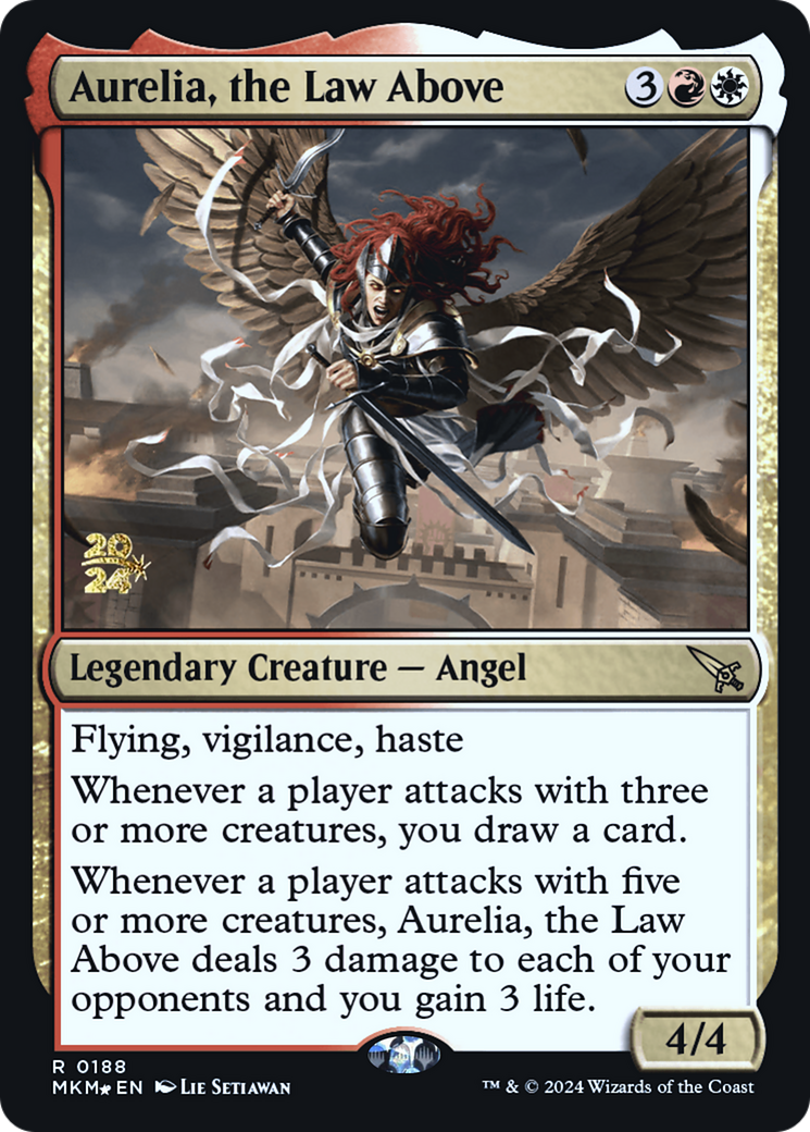 Aurelia, the Law Above [Murders at Karlov Manor Prerelease Promos] | Gamers Paradise