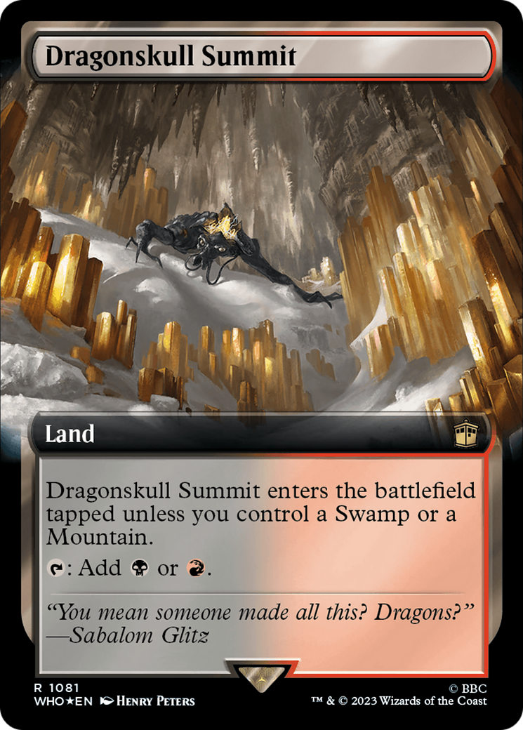 Dragonskull Summit (Extended Art) (Surge Foil) [Doctor Who] | Gamers Paradise