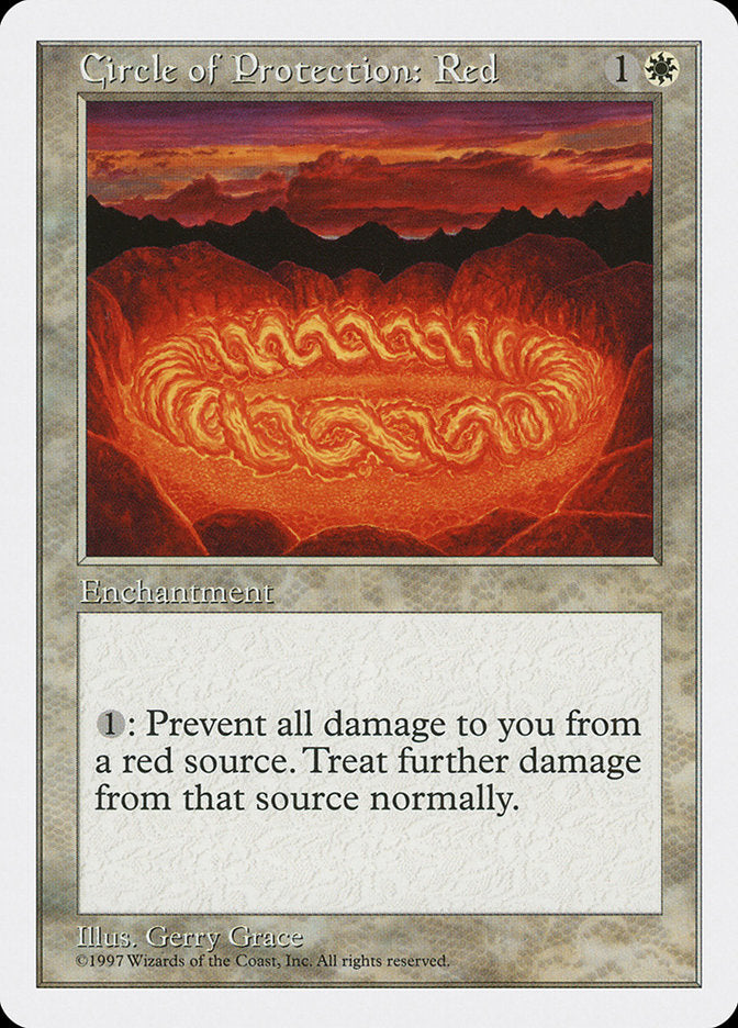 Circle of Protection: Red [Fifth Edition] | Gamers Paradise